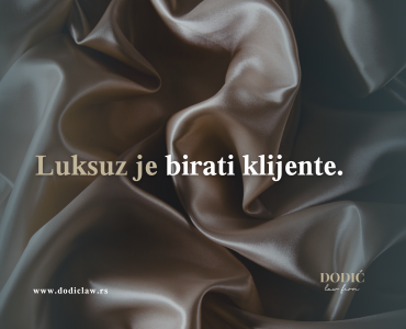 Luksuz je birati klijente